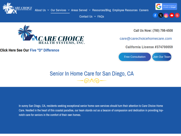 Senior In Home Care San Diego Ca