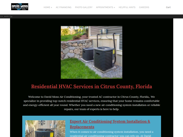 Residential Air Conditioning Contractor Hernando FL