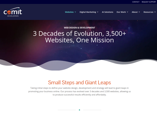 Comit Developers Offers Modern Website Design in Lafayette LA
