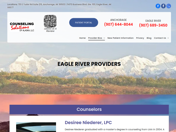 Mental Health Therapy Eagle River AK