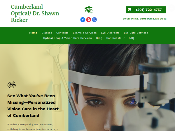 Optical Services Cumberland MD