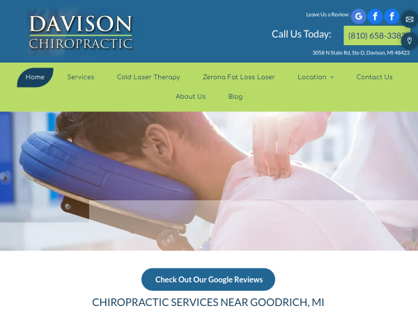 Chiropractic Services Goodrich MI