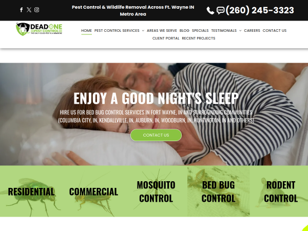 Pest Control Services Auburn IN