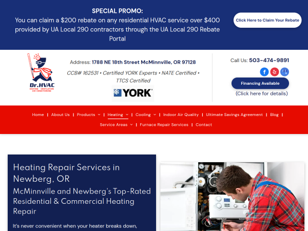 Heat Pump Repair Newberg Or