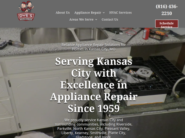 Dye’s Appliance Offers Professional Dryer Repair in Kansas City MO