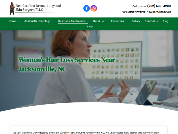 Women’s Hair Loss Jacksonville NC