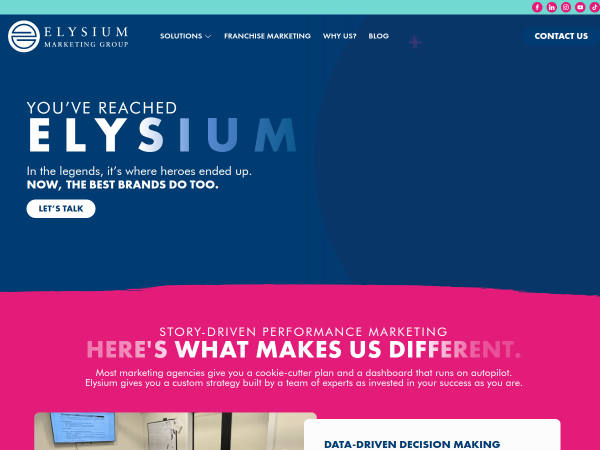 Elysium Marketing Group Is The Leading Franchise Digital Marketing Agency