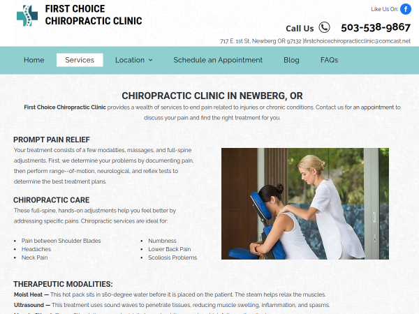 Chiropractic Treatment Newberg OR