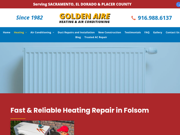 Heating Repair Folsom Ca