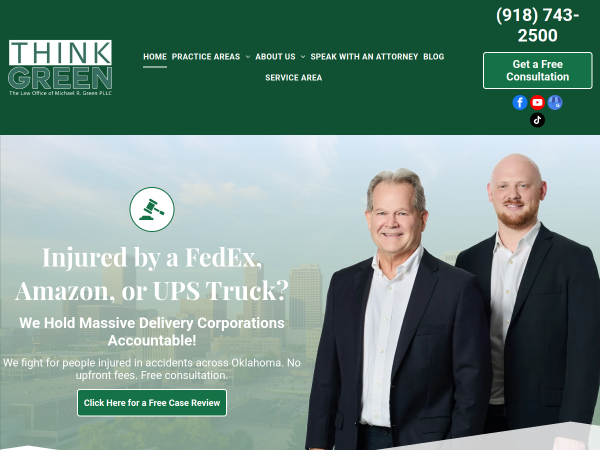 The Law Office of Michael R. Green, PLLC website