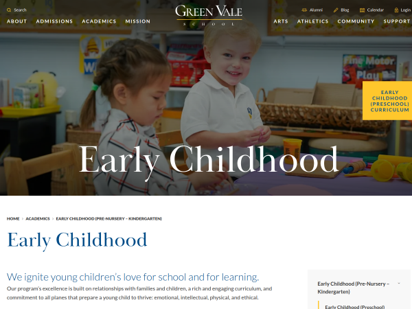 The Green Vale School Provides A Top-Notch Toddler Program In Long Island NY