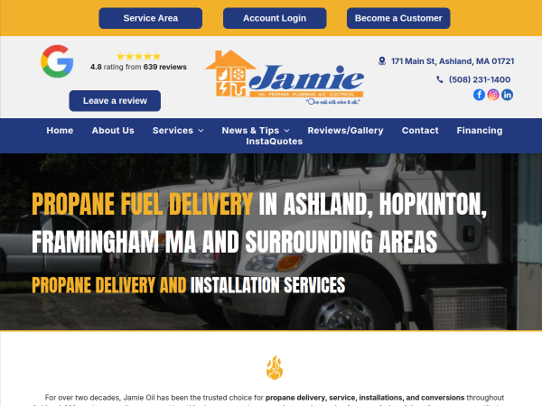 Residential Propane Delivery Hopkinton MA