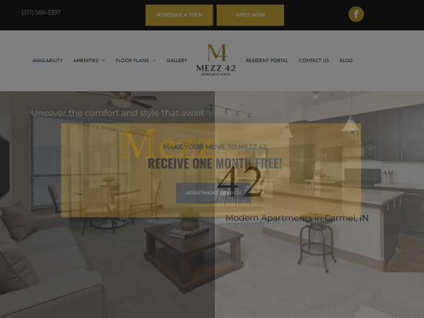 Best Spacious Apartments For Rent in Carmel IN at Mezz 42