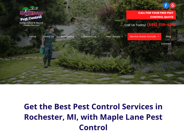 Pest Control Services Rochester Hills Mi
