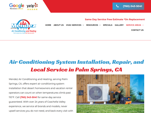 AC Repair Palm Springs CA