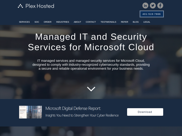 PlexHosted LLC website