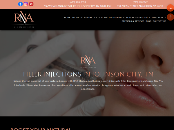 Injectable Fillers Johnson City Tn