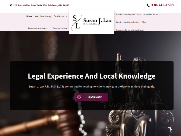 Susan J. Lax R.N., M.S. LLC website