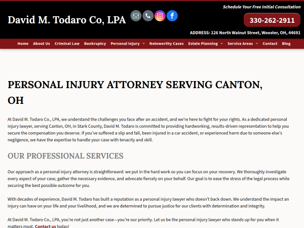 Personal Injury Lawyer Canton Oh