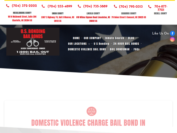 Domestic Violence Bail Bond Charlotte Nc