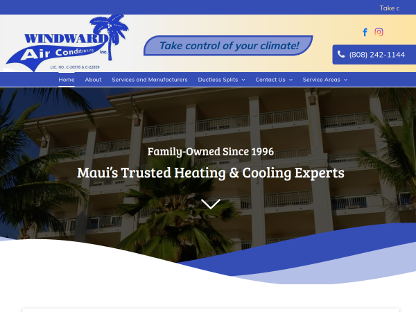Visit Windward Air Conditioning Inc For Emergency AC Repair Service In Kihei HI.