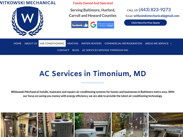 Air Conditioning Services Timonium, MD