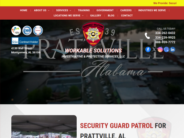Security Guard Prattville AL