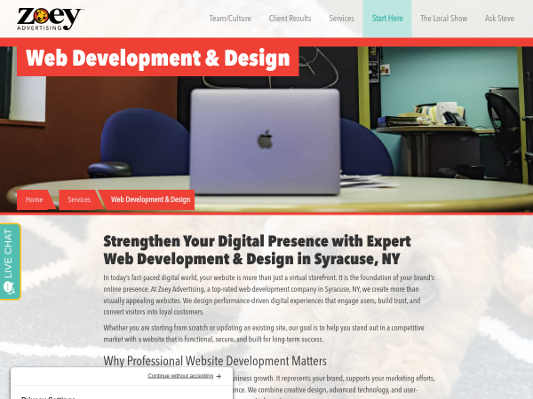 Website Design Company Syracuse NY