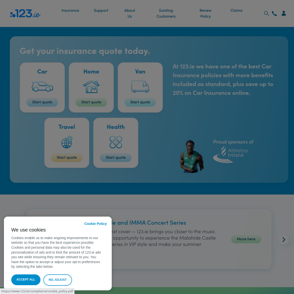 Website preview of 123 CAMPS LTD