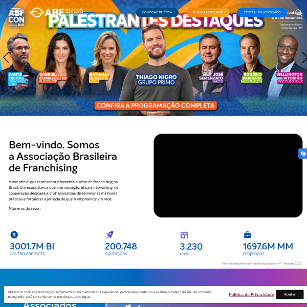 Website preview of abf agência