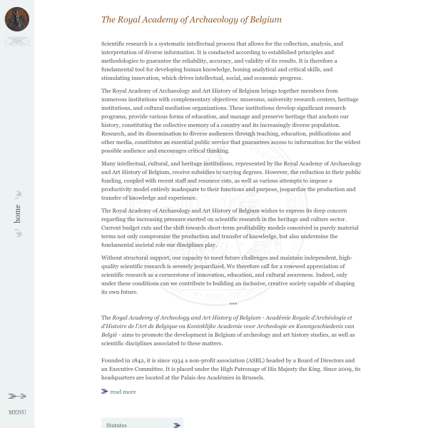 Website preview of Académie de Police