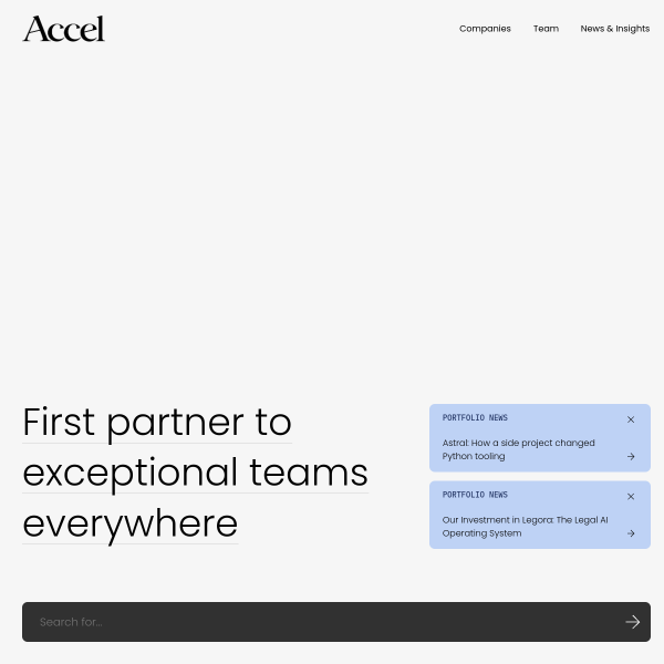 Website preview of ACCEL INDIA IV (MAURITIUS) LIMITED