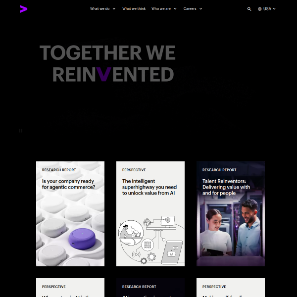 Website preview of ACCENTURE PUBLIC LIMITED COMPANY