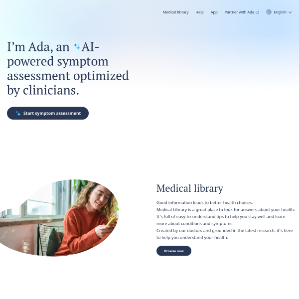 Website preview of Ada Microfinance Bank Limited