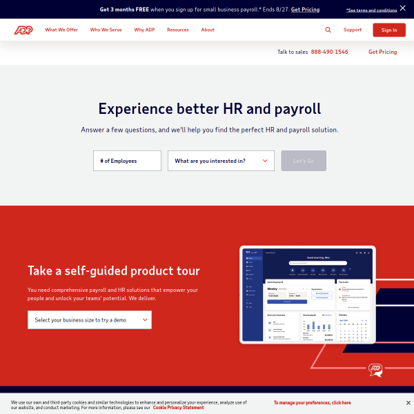 Website preview of ADP Groszek Grzęska