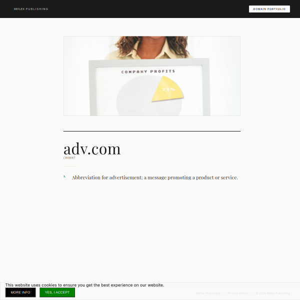 Website preview of ADV OÜ