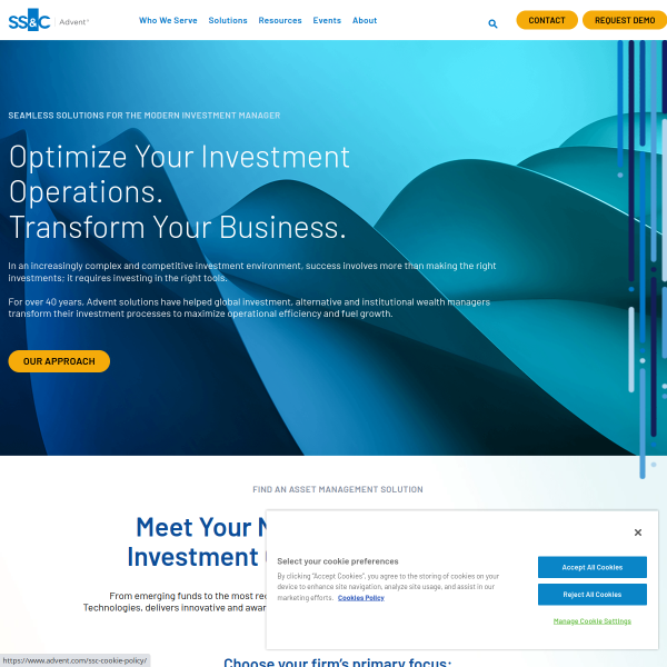 Website preview of Advent Latin American Private Equity Fund VIII-B SCSp
