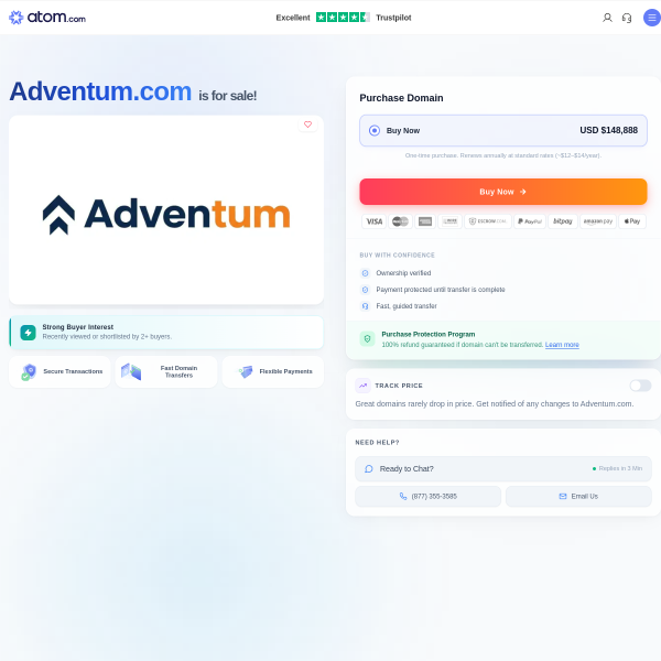 Website preview of Adventum Penta Fund SCA SICAV-RAIF