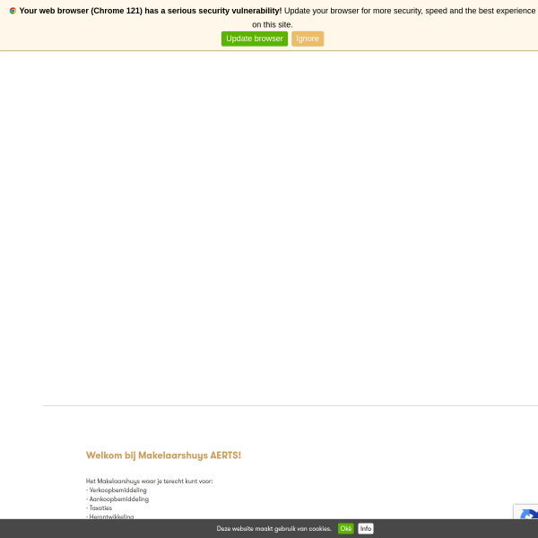 Website preview of aerts vastgoed b.v.