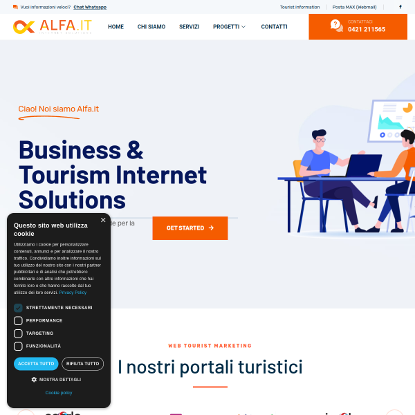 Website preview of ALFA AMMINISTRAZIONI CONDOMINALI SOCIETA