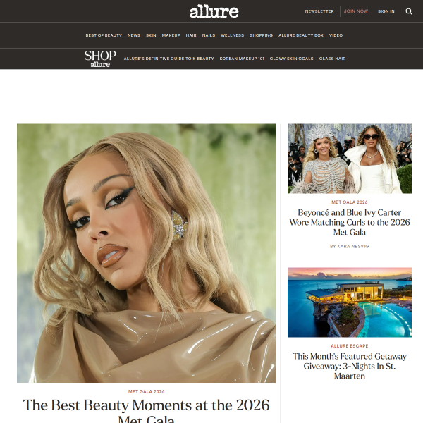 Website preview of Allure Central Boutique Hotel