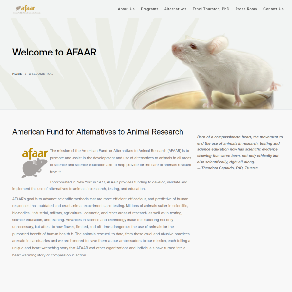 alternativestoanimalresearch.org