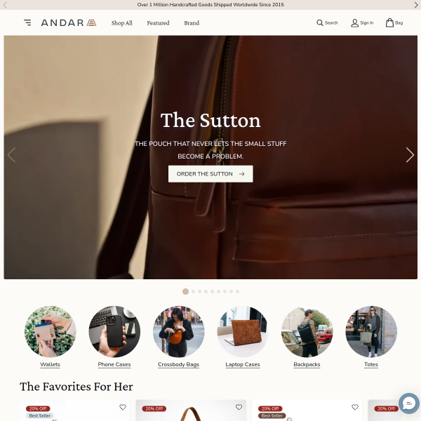 Website preview of ANDAR ENTERPRISE LLC