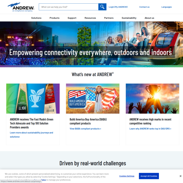 Website preview of Andrew C. Smith