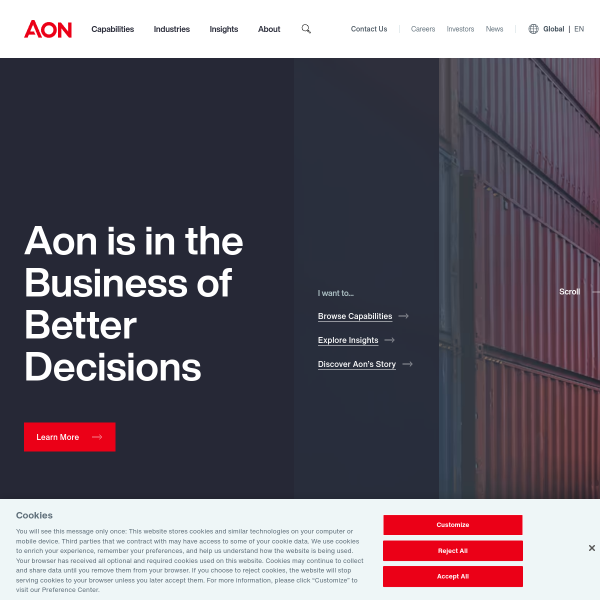 Website preview of AON BESPOKE FUND K02