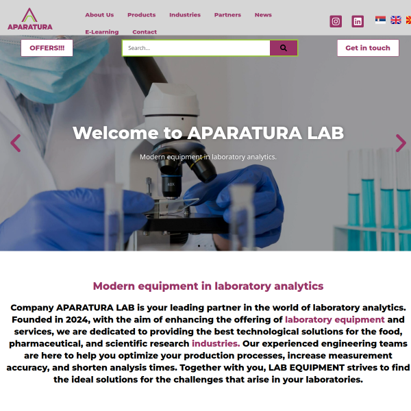 aparatura-lab.com preview