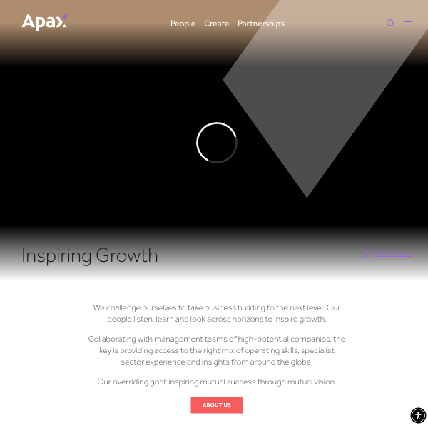 Website preview of Apax Digital III L.P.