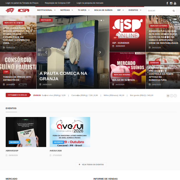 Website preview of APCS LAVA JATO LTDA