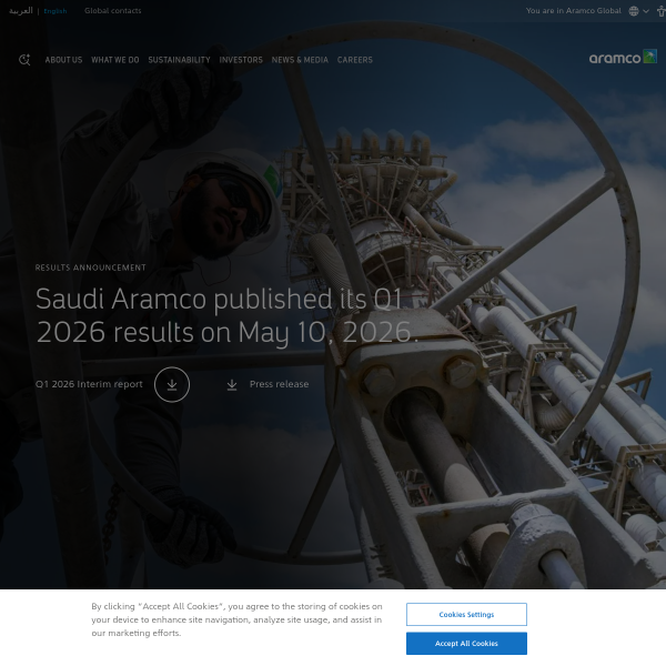 Website preview of Aramco Fuels Poland