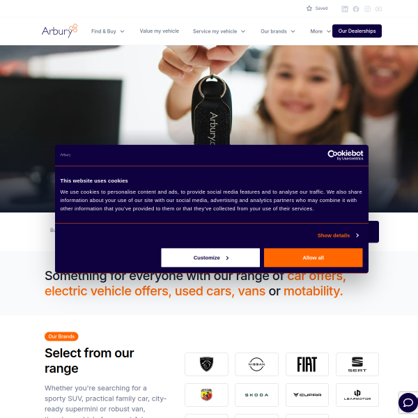 Website preview of ARBURY GATES AND RAILINGS LTD